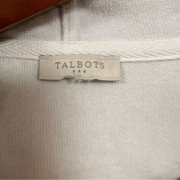 👠Talbots zip up pineapple print sweatshirt Size L - Picture 5 of 5